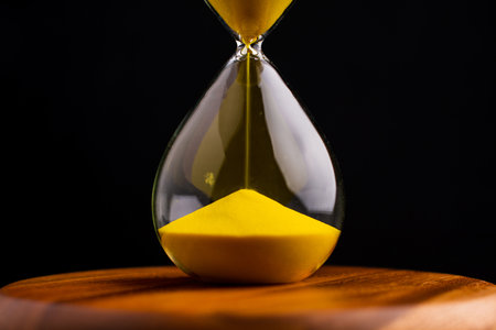 The Hourglass and Working with Limited Time The Laws of Time and Timing The Concept of Working with Time Most Effectivelyの写真素材