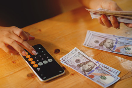 The dollar is the currency used for earning money and for financial planning and investment.の写真素材