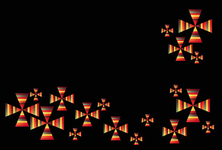 retro windmill with blackのイラスト素材