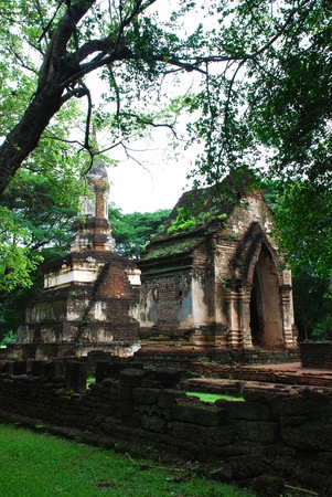 Sri satchanalai, ancient city of Thailandの写真素材