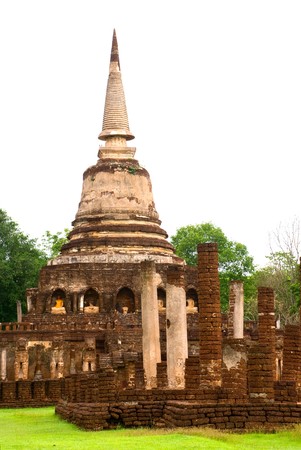 Sri Satchanalai, ancient city of Thailandの写真素材