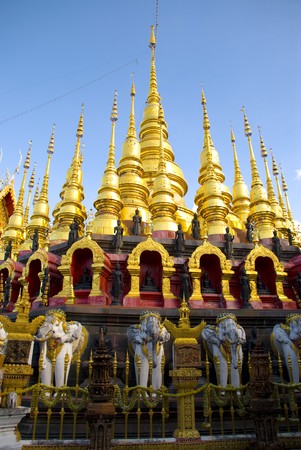 Temple of Golden Stupaの写真素材