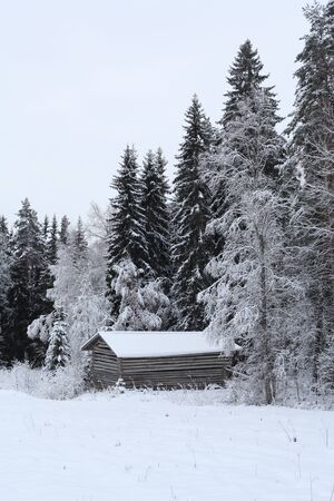 Hay barnの写真素材