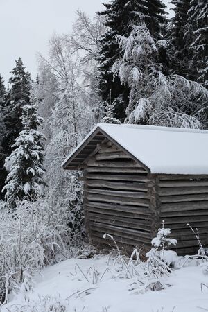 Hay barn の写真素材