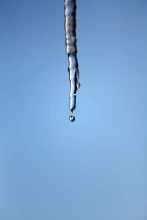 ice and water dropの写真素材