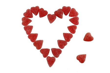 candy heartの写真素材