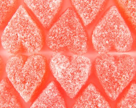 candy heart patternの写真素材