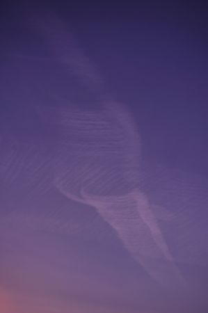 Cyclone Type Cloud For Backgroundの写真素材