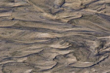 Oregon Beach Sand Artの写真素材