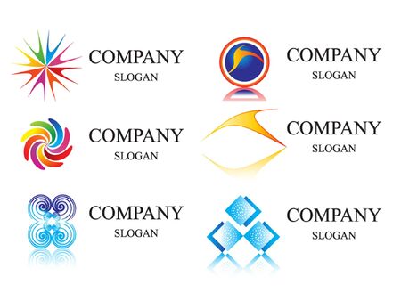 business identity  logo template のイラスト素材
