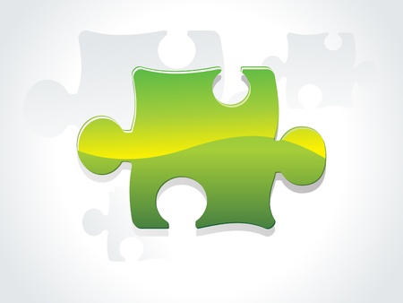 glossy puzzle icon vector illustrationのイラスト素材
