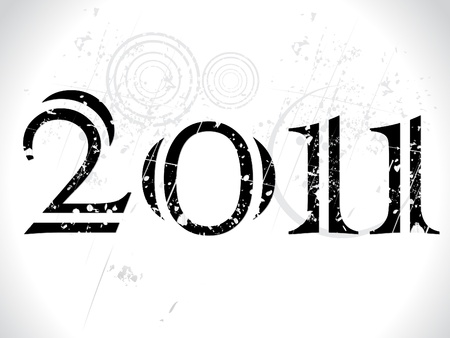 abstract 2011 wallpaper vector illustrationのイラスト素材