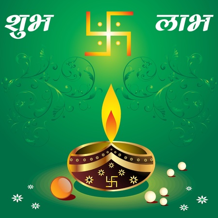 abstract diwali wallpaper vector illustrationのイラスト素材