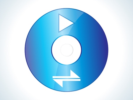 abstract music disc  icon vector illustration のイラスト素材
