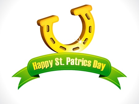 abstract st patricks day card vector illustrationのイラスト素材