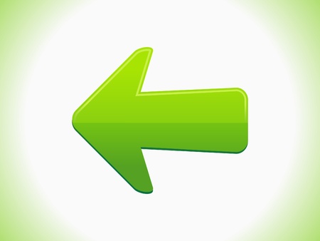 abstract green arrrow icon vector illustrationのイラスト素材