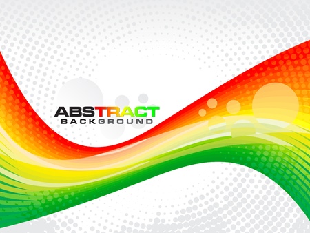 abstract rainbow wave background vector illustrationのイラスト素材