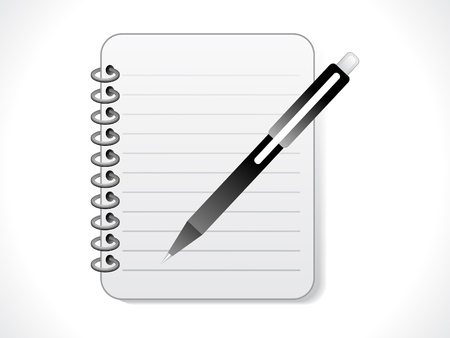 abstract notepad icon  vector illustrationのイラスト素材