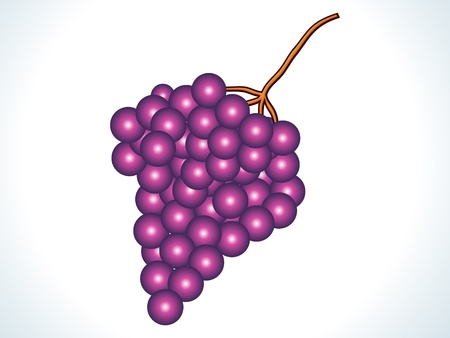 a bunch of shiny grape fruit vector illustrationのイラスト素材