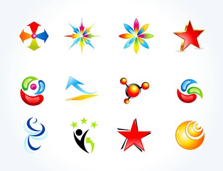 abstract multiple business templates vector illustrationのイラスト素材