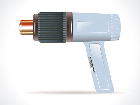 detailed hair dryer element vector illustrationのイラスト素材