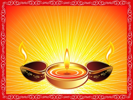 abstract diwali backgroundのイラスト素材