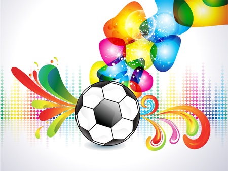 abstract colorful football explode background vector illustrationのイラスト素材