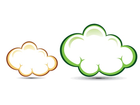 abstract colorful empty chat balloons shape vector illustrationのイラスト素材