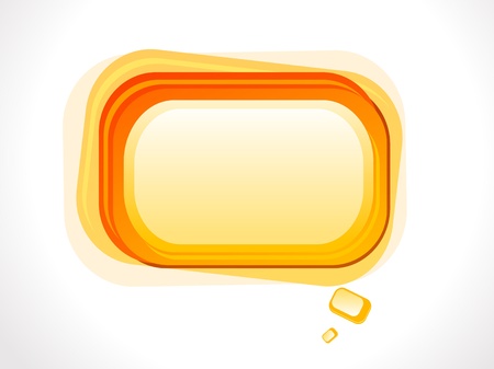 abstract orange based glossy shape  vector illustrationのイラスト素材