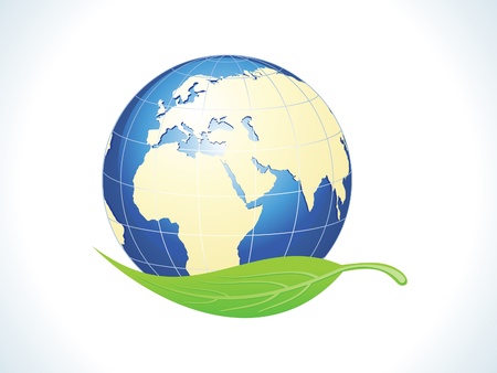 abstract eco care leaf concept  のイラスト素材