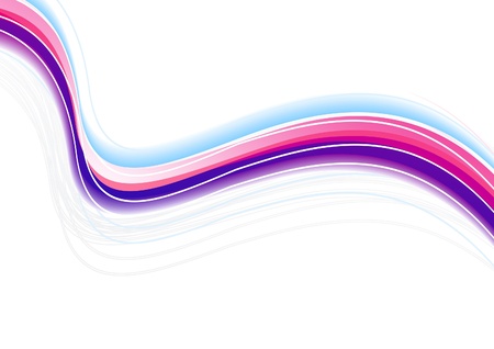 abstract wave template vector illustrationのイラスト素材