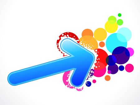 abstract colorful arrow background illustrationのイラスト素材