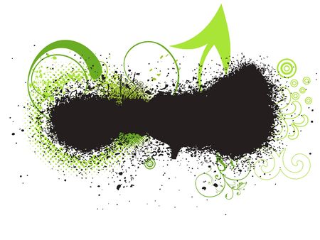abstract grunge based template illustrationのイラスト素材