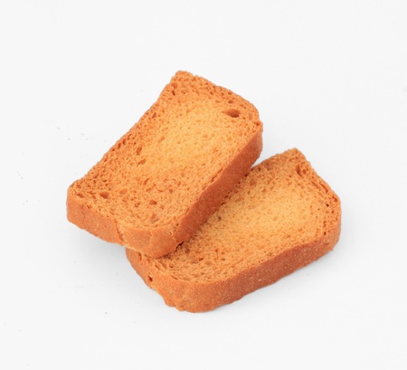 rusk group isolated on white backgroundの写真素材