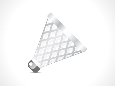 abstract badminton icon vector illustrationのイラスト素材