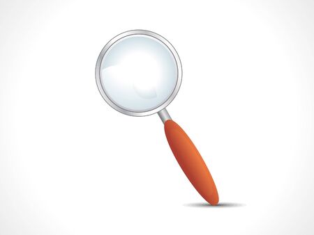 abstract magnifier icon vector illustrationのイラスト素材