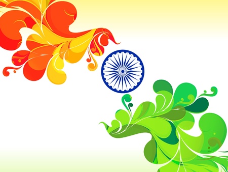 abstract republic day mail illustrationのイラスト素材