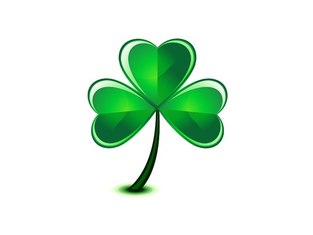 abstract st patrick clover のイラスト素材