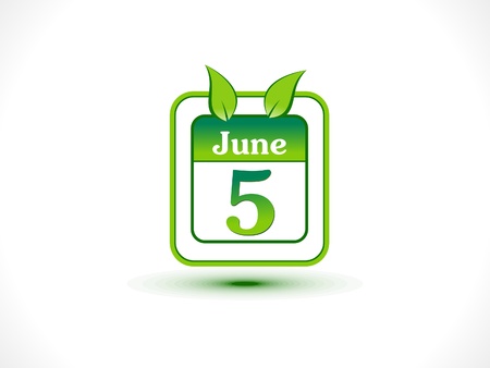 abstract eco calender icon vector illustrationのイラスト素材