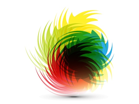 abstract colorful rainbow background illustrationのイラスト素材