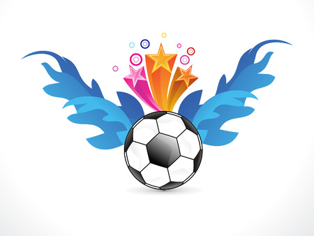 Abstract colurful football explode vector illustrationのイラスト素材