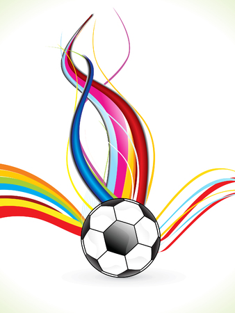 abstract colorful football background vector illustrationのイラスト素材