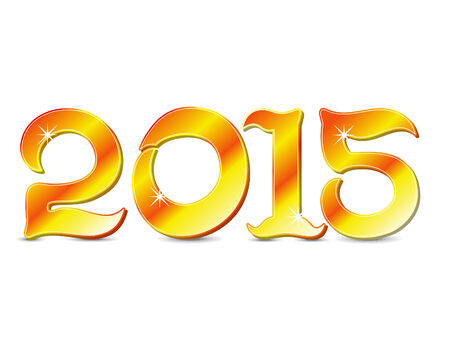 abstract new year text  vector illustrationのイラスト素材