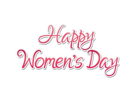 abstract artistic women day text vector illustrationのイラスト素材