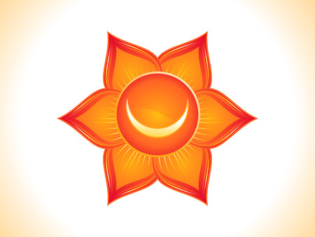 detailed sacral chakra vector illustrationのイラスト素材