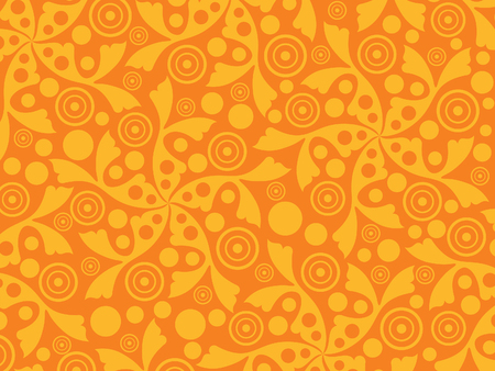 abstract artistic floral pattern background vector illustrationのイラスト素材