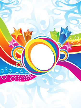 abstract artistic colorful explodeのイラスト素材