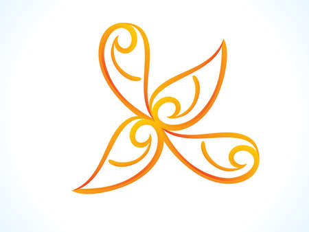 abstract artistic floral pattern illustrationのイラスト素材