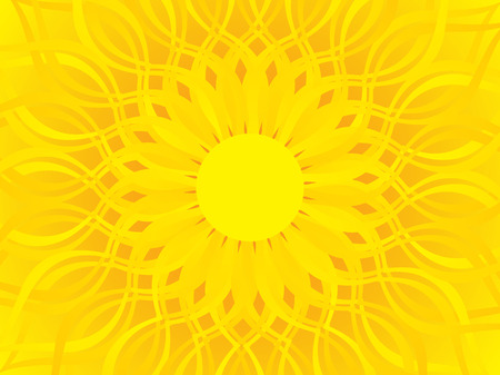 abstract artistic yellow background vector illustrationのイラスト素材