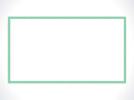 abstract artistic green border vector illustrationのイラスト素材